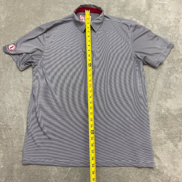 Chick Fil A Polo Shirt Size XL Striped Uniform Employee Team Style - Picture 5 of 11